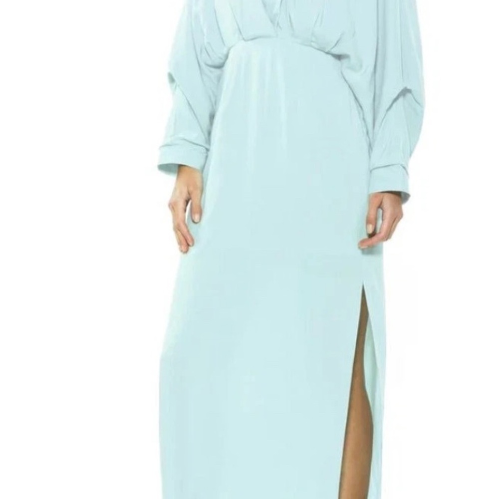 NWOT Alexia Admor Size 6 KACEY MAXI DRESS light Blue MSRP $226